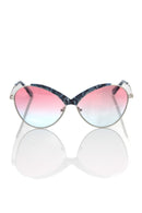 Pink + Blue Metallic Women Sunglasses