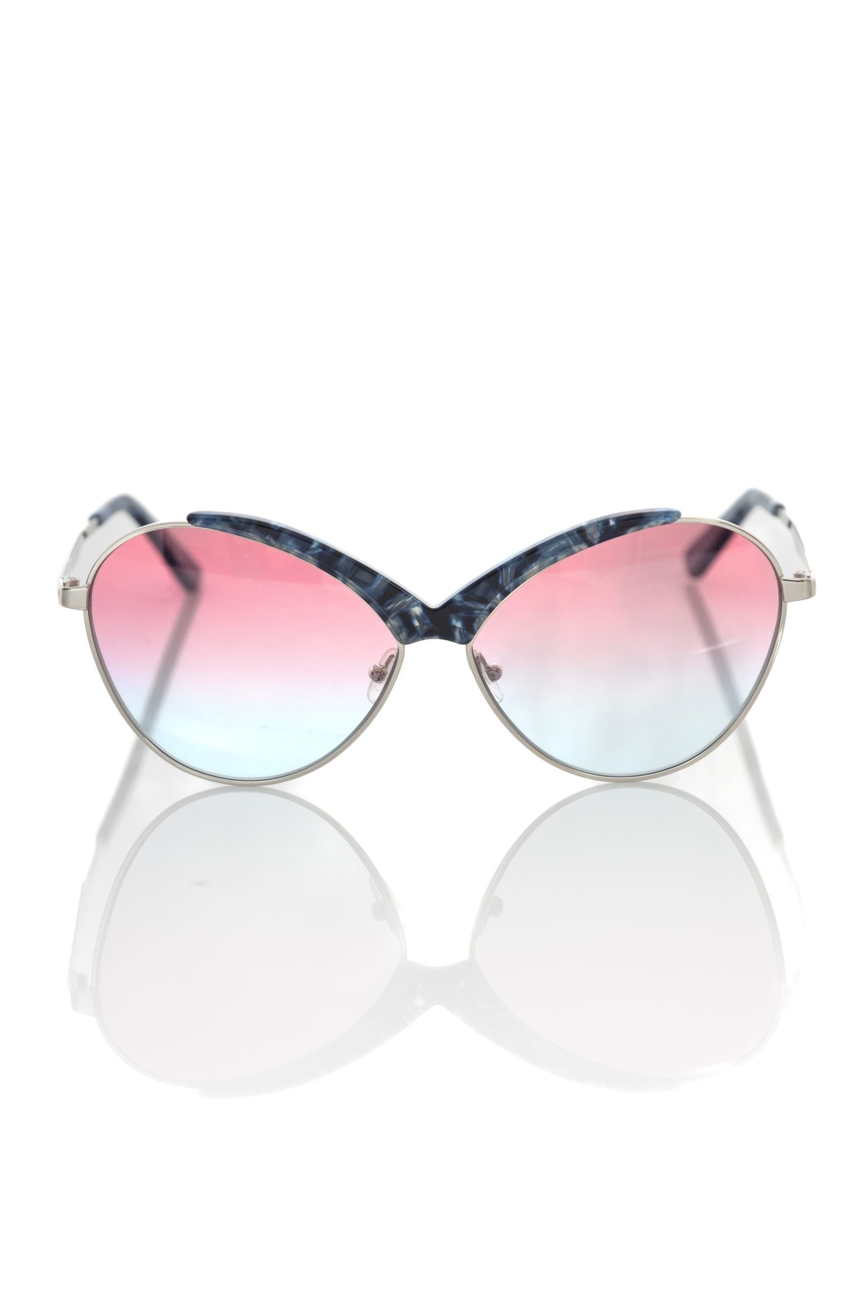 Pink + Blue Metallic Women Sunglasses