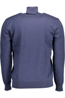 U.S. POLO ASSN. Blue Cotton Men Sweater