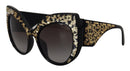 Butterfly Polarized Sequin Sunglasses