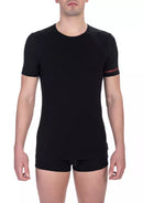 Bikkembergs Black Cotton Men T-Shirt