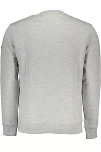 North Sails Gray Cotton Men Sweater