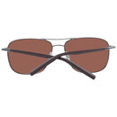 Serengeti Gray Men Sunglasses