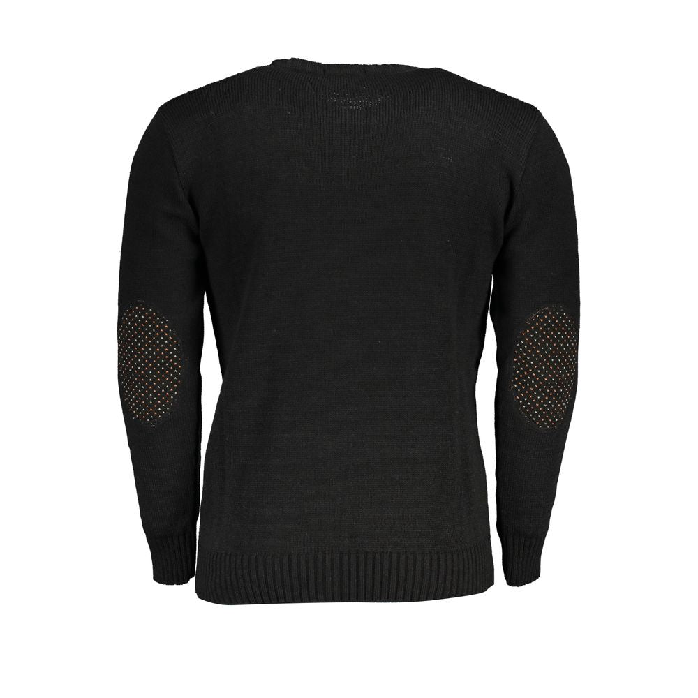 U.S. Grand Polo Black Fabric Sweater