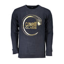 Cavalli Class Blue Cotton Sweater