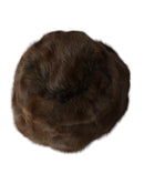 Brown Weasel Fur Women's Cashmere Beanie