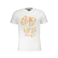 Cavalli Class Gray Cotton T-Shirt