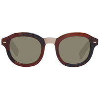 Ermenegildo Zegna Brown Men Sunglasses