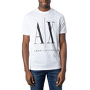 Armani Exchange White Cotton T-Shirt