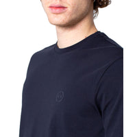 Armani Exchange Blue Cotton T-Shirt