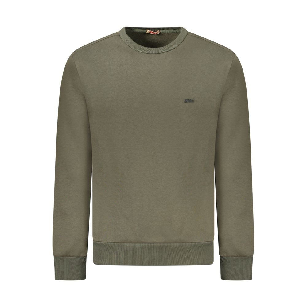 Rifle Green Cotton Mens Sweater