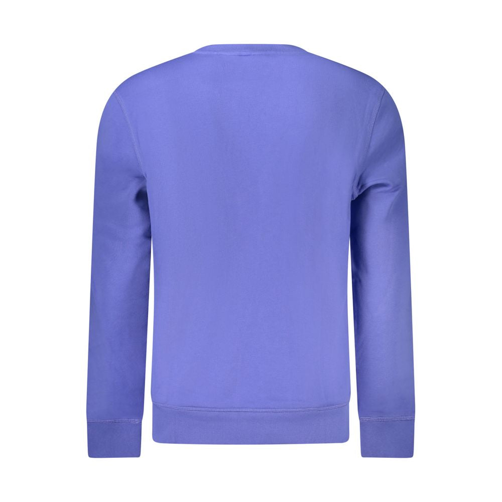 Hugo Boss Blue Cotton Men Sweater