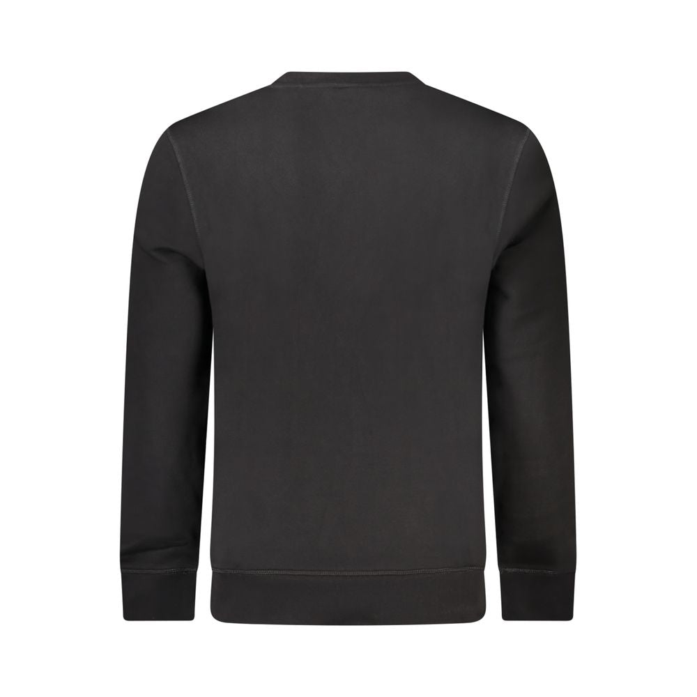 Hugo Boss Black Cotton Men Sweater