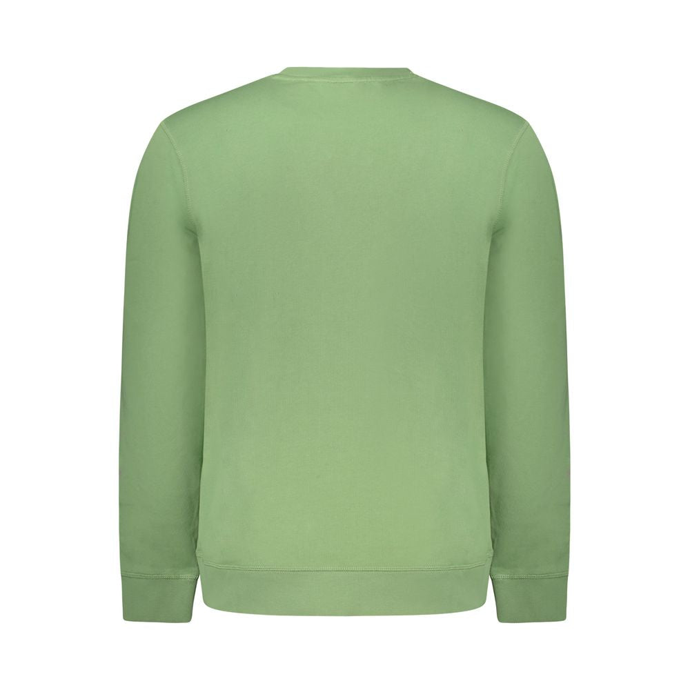 Hugo Boss Green Cotton Men Sweater