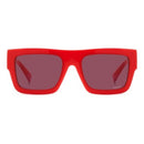 Missoni Red Plastic Sunglasses