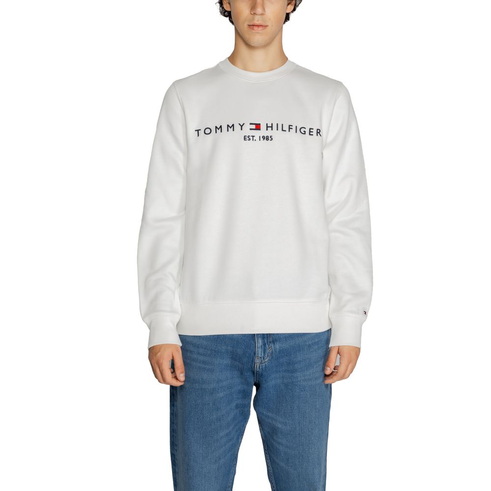 Tommy Hilfiger White Organic Cotton Sweater