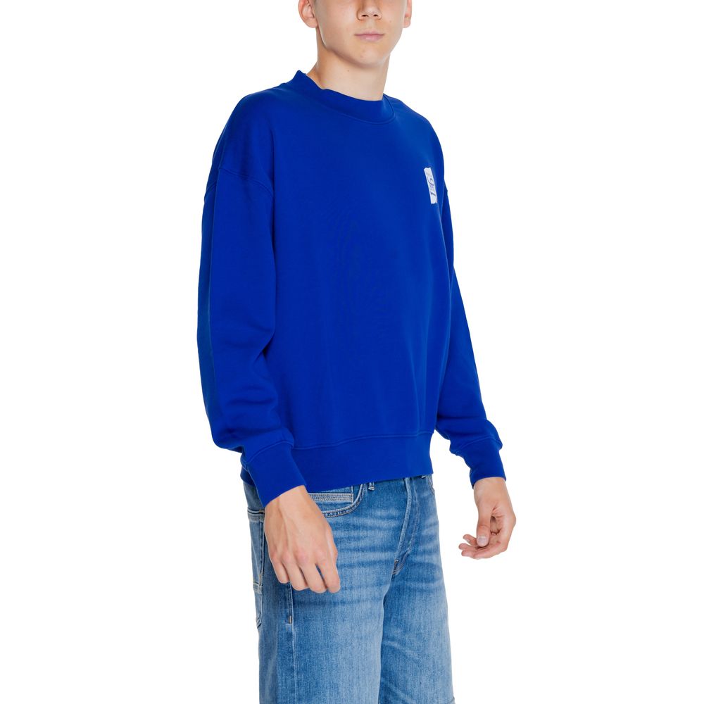 Replay Blue Cotton Sweater