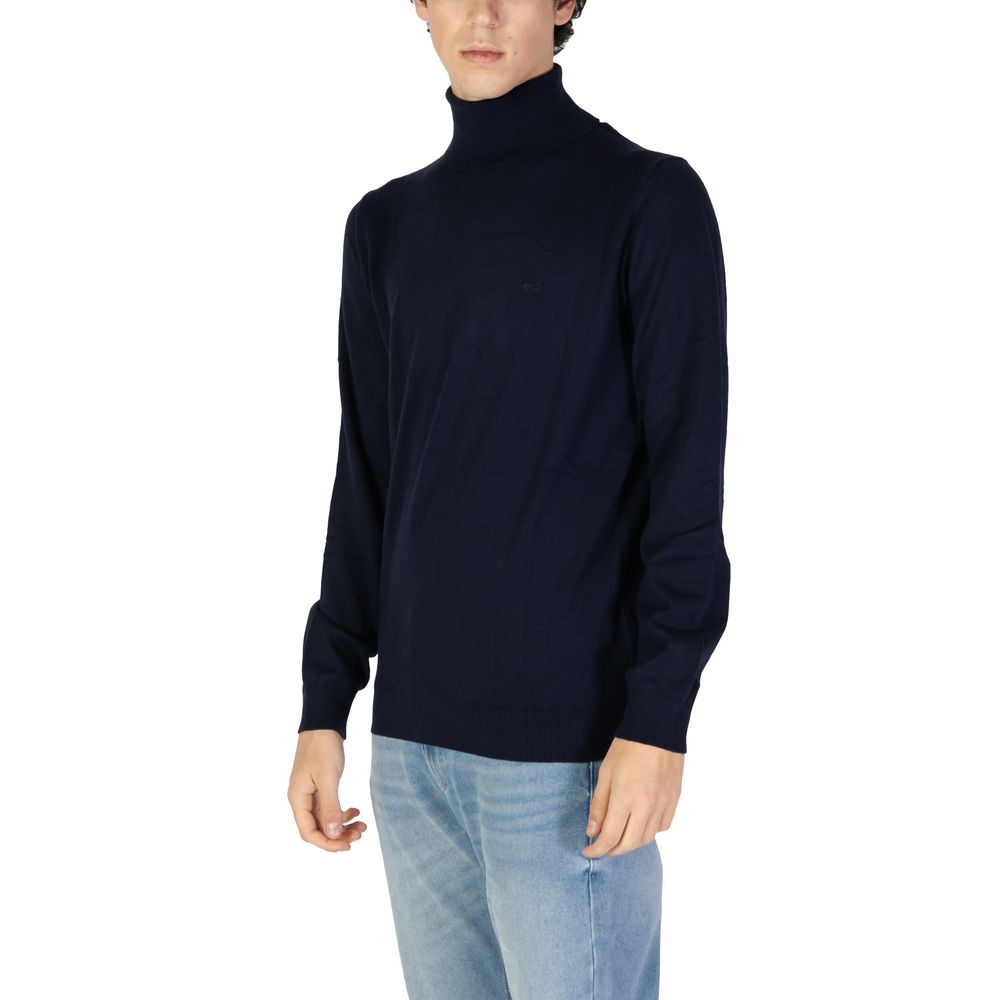 Gas Blue Cotton Sweater