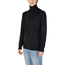 Gas Black Cotton Sweater