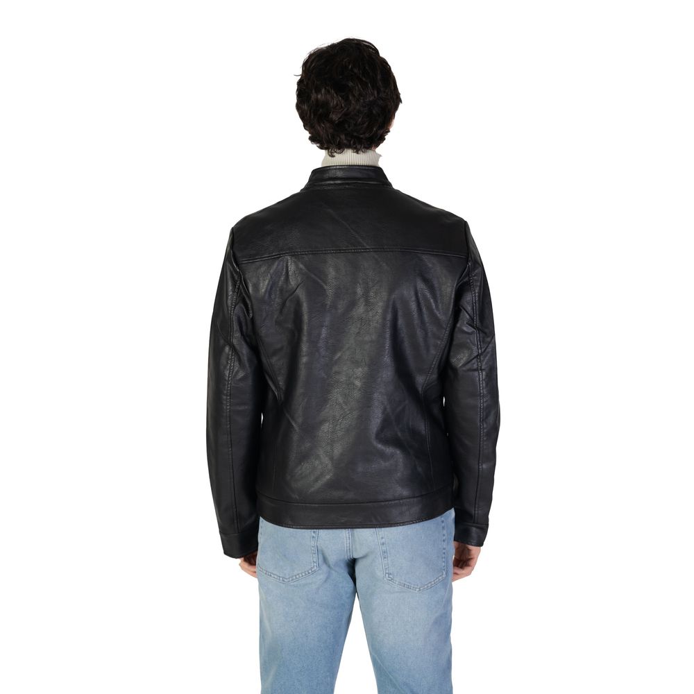 Gas Black Polyester Jacket