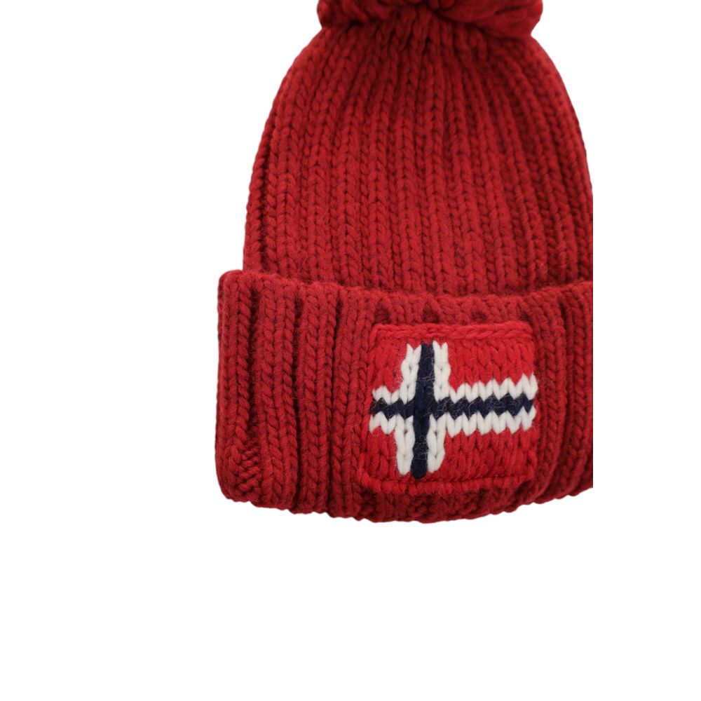 Napapijri Red Acrylic Hats & Cap