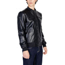 Peuterey Black Leather Jacket