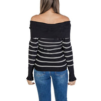 Sandro Ferrone Black And White Viscose Sweater