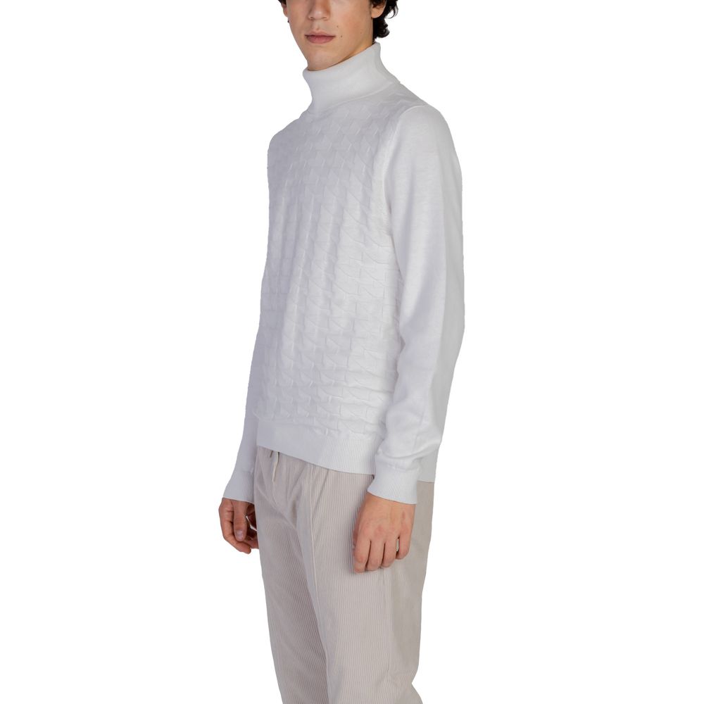 Antony Morato White Cotton Sweater