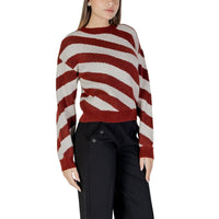 Vero Moda Bordeaux Recycled Polyester Sweater