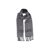 Gray Polyacrylic Scarf