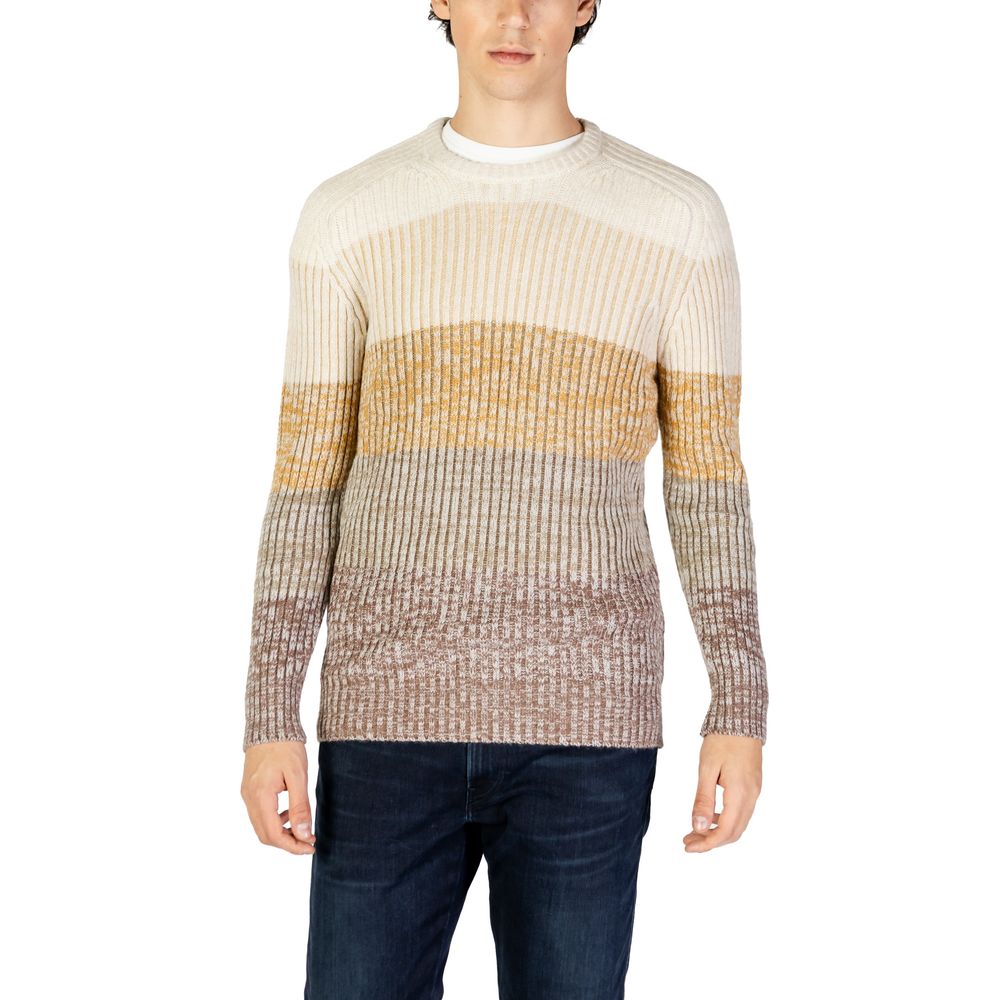 Hydra Clothing Beige Acrylic Sweater