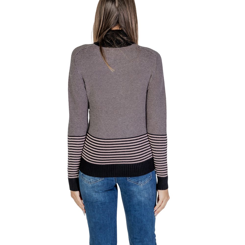 Sandro Ferrone Bicolor Viscose Sweater