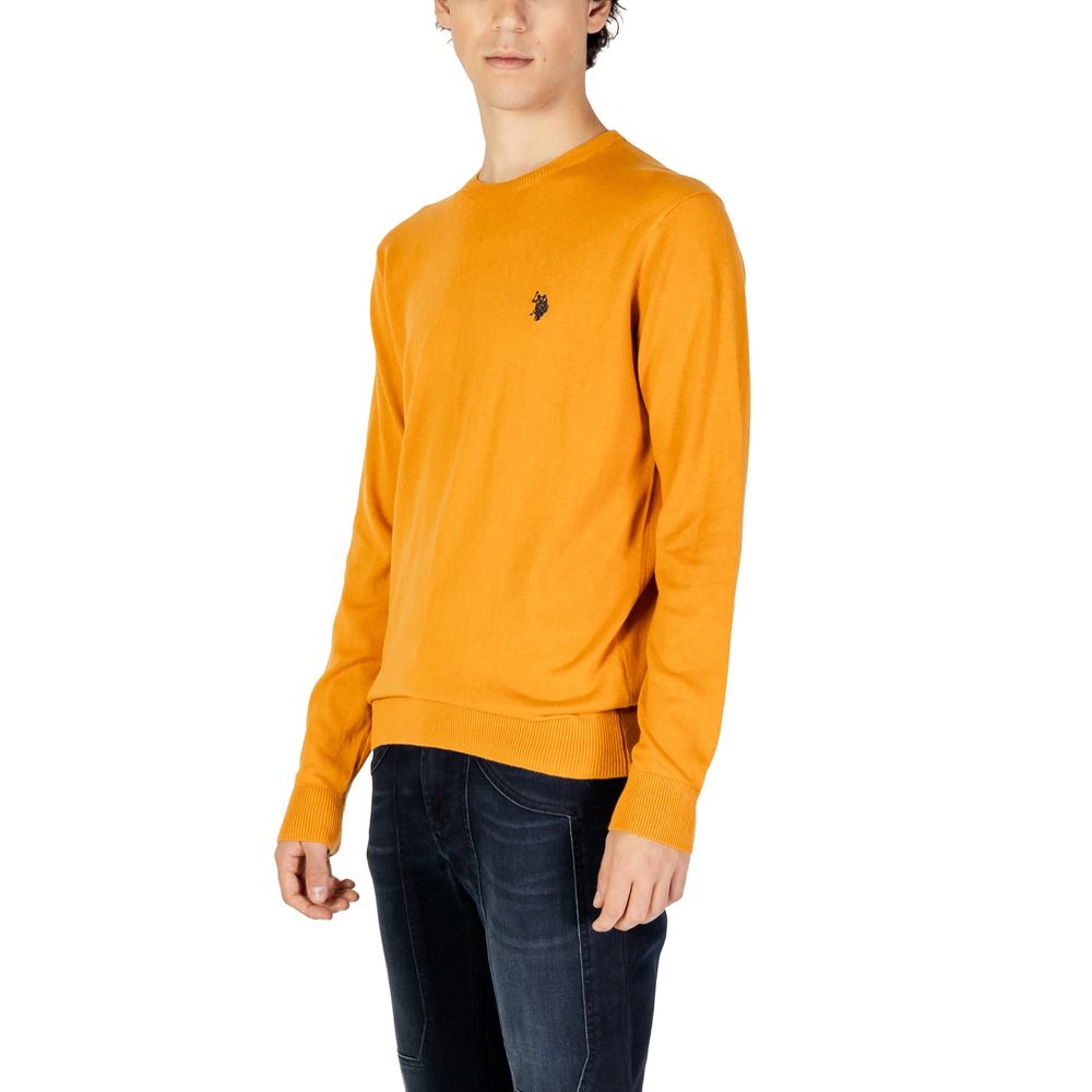 U.S. POLO ASSN. Orange Cotton Sweater