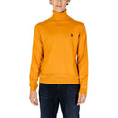 U.S. POLO ASSN. Orange Cotton Sweater