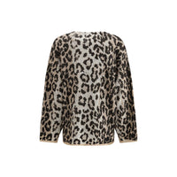 R13 Leopard Boyfriend Cardigan