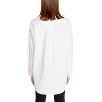 Calvin Klein Jeans White Cotton Rigenerato Sweater