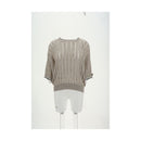 Brunello Cucinelli Openwork knit pattern Sweater with sequins