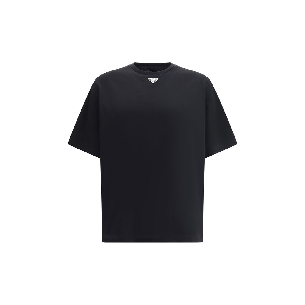 Prada T-Shirt with triangular plaque