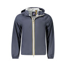 K-WAY Blue Polyester Men Jacket