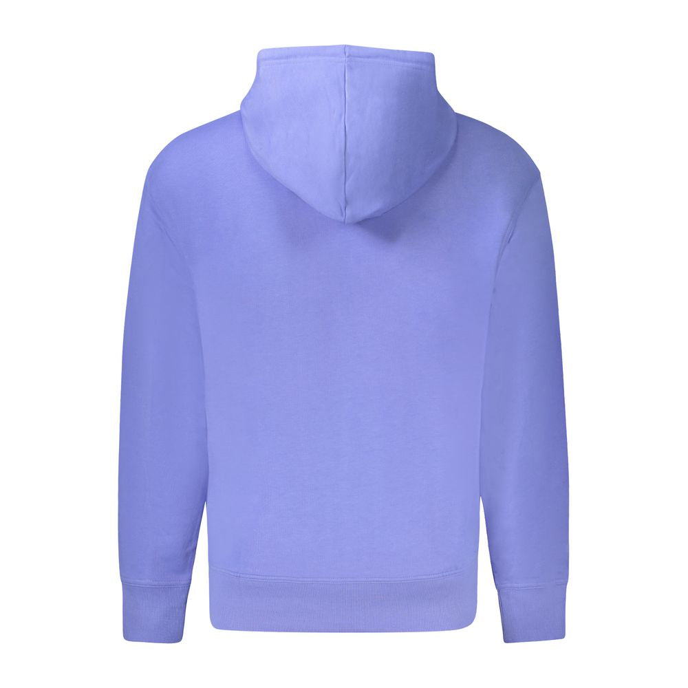 Hugo Boss Blue Organic Cotton Men Sweater Hoodie