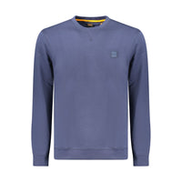 Hugo Boss Blue Cotton Men Sweater