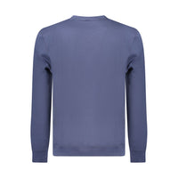 Hugo Boss Blue Cotton Men Sweater