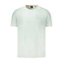 Hugo Boss Green Cotton Men T-Shirt