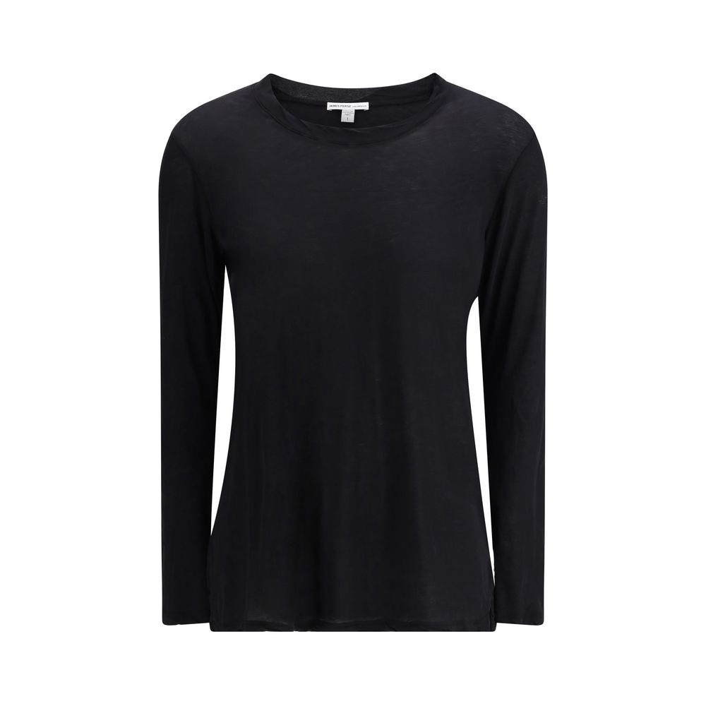 James Perse Semi-transparent Long Sleeve Jersey