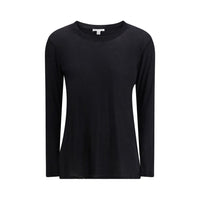 James Perse Semi-transparent Long Sleeve Jersey