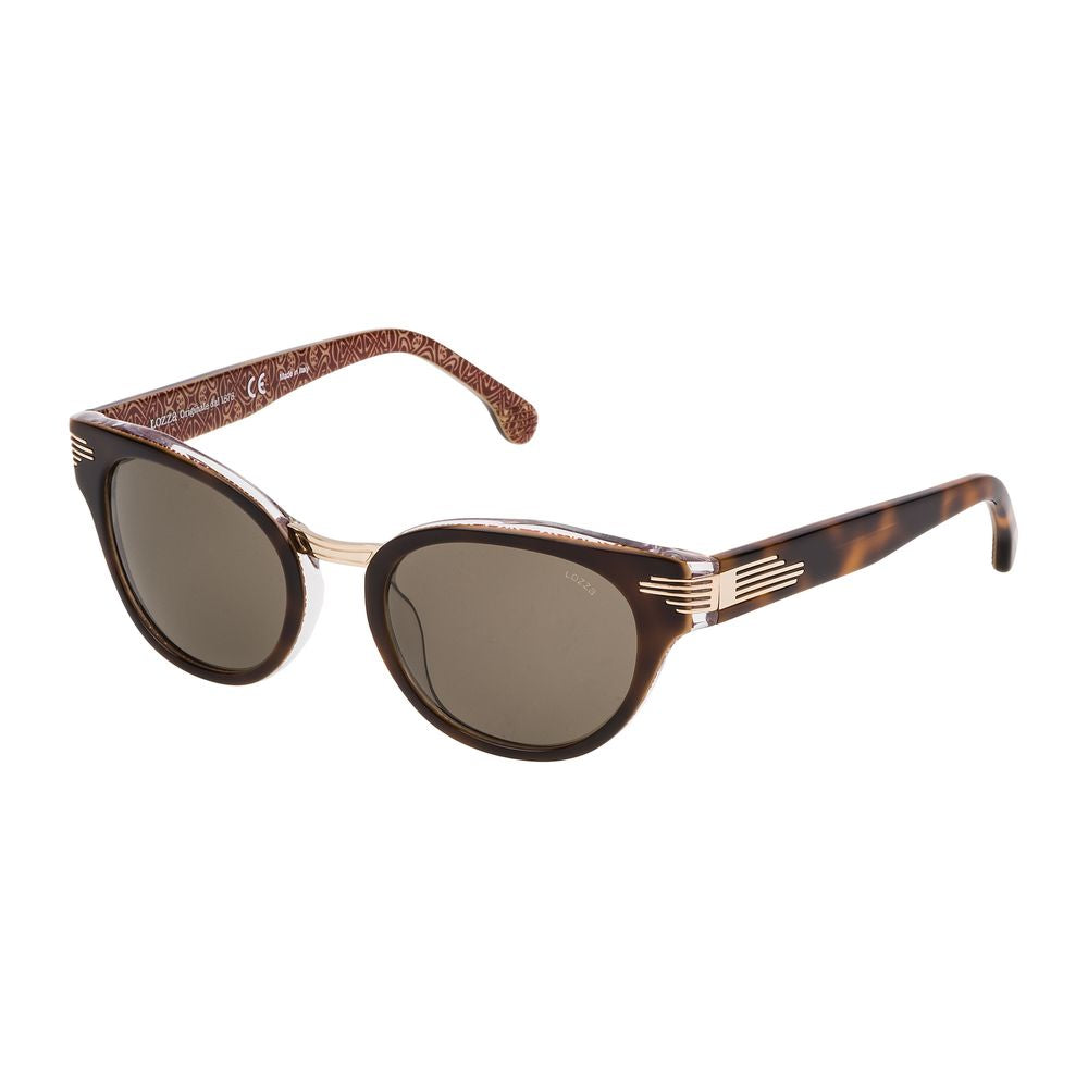 Lozza Brown Acetate Sunglasses