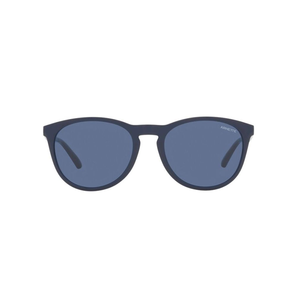 Blue Round Acetate Sunglasses