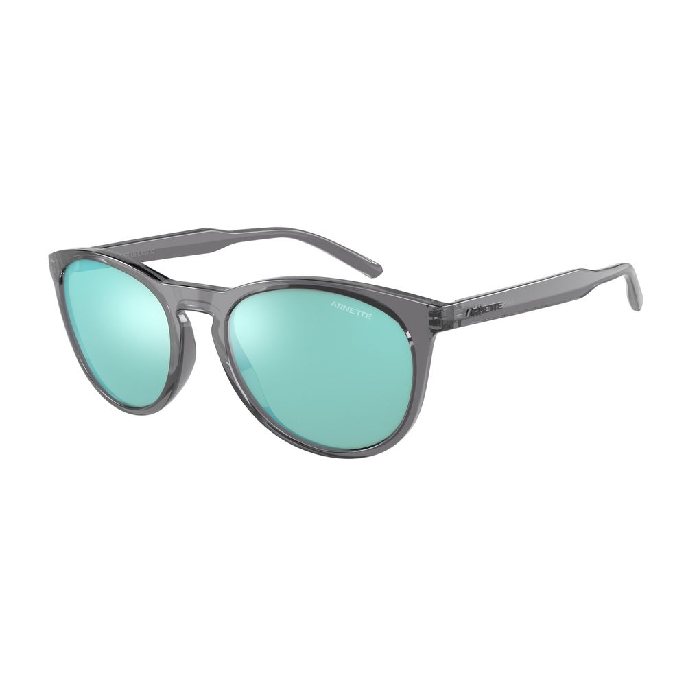 Round Blue Acetate Sunglasses