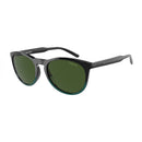 Round Green Acetate Sunglasses