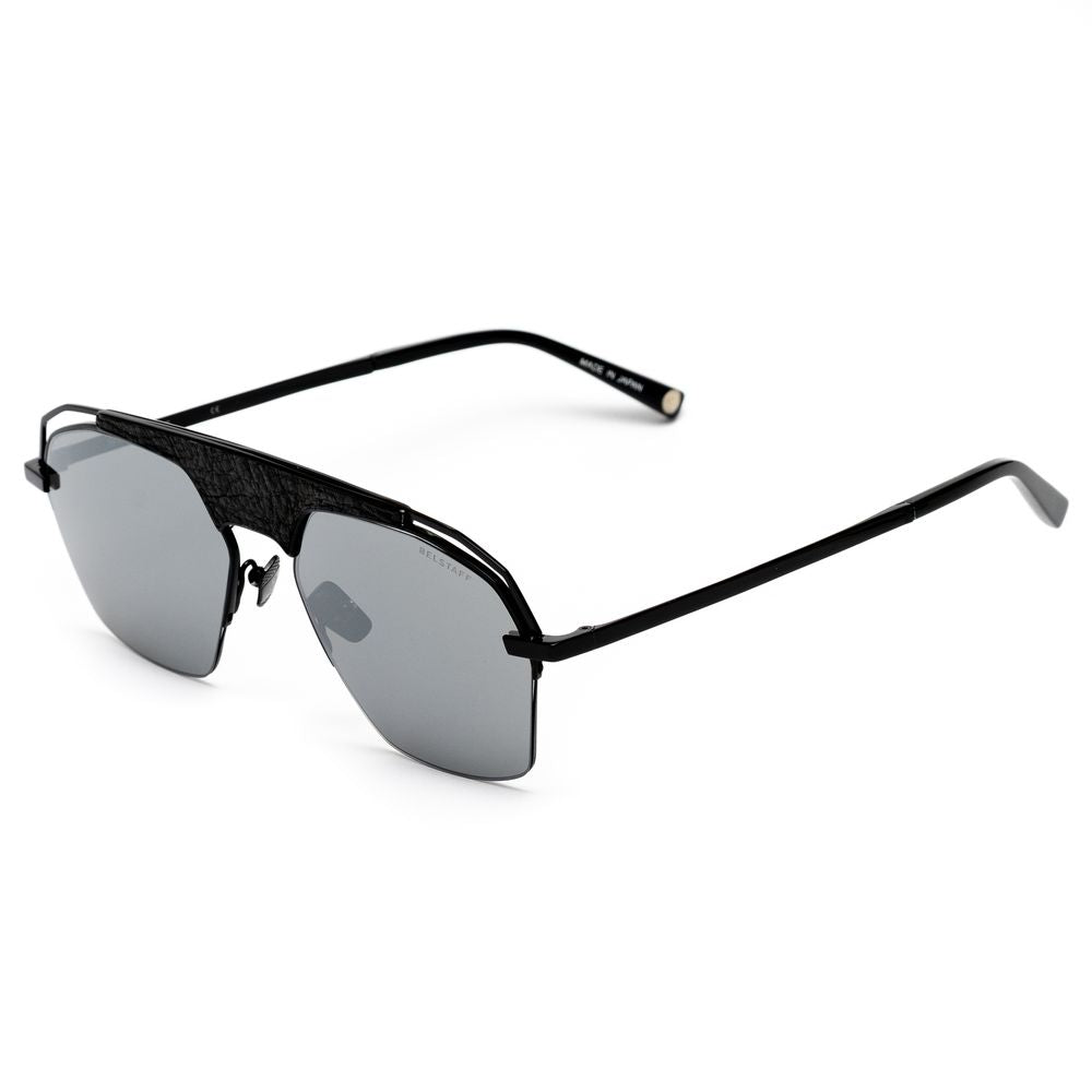 Browline Black Titanium Sunglasses